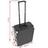 KUFER GLAMOUR 9552 CZARNY CUBE (PRZENOŚNE STANOWISKO)